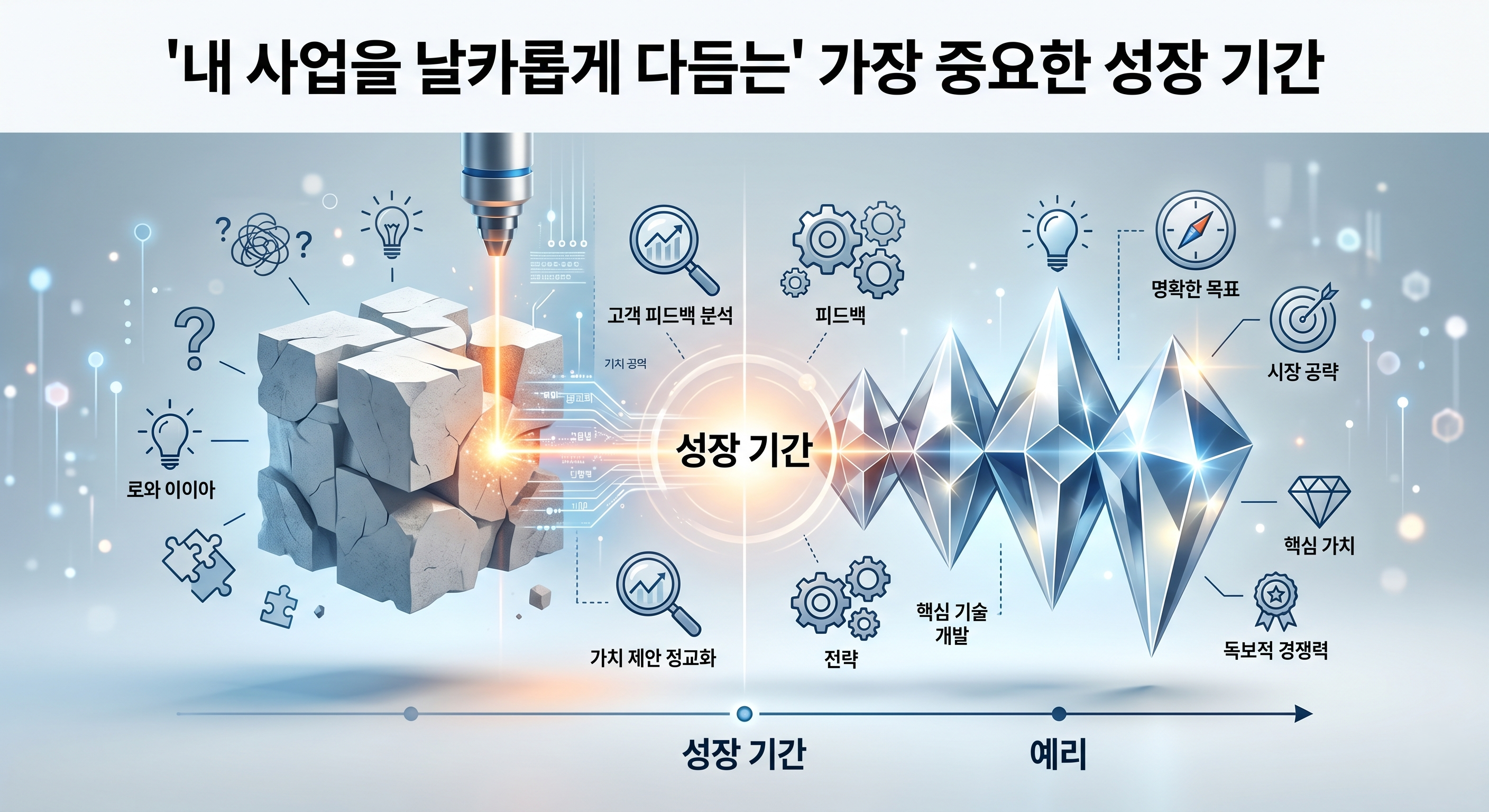 '내 사업을 날카롭게 다듬는' 가장 중요한 성장 기간